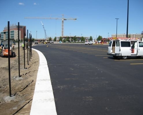 University of Minnesota Parking Lot construction